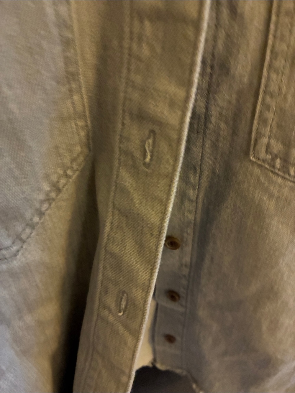 Mavi Light Gray Denim Shirt Jacket XS - Picture 2 of 5